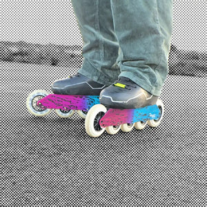 rockin' frames 5 wheels versa frame rockered inline skate frame