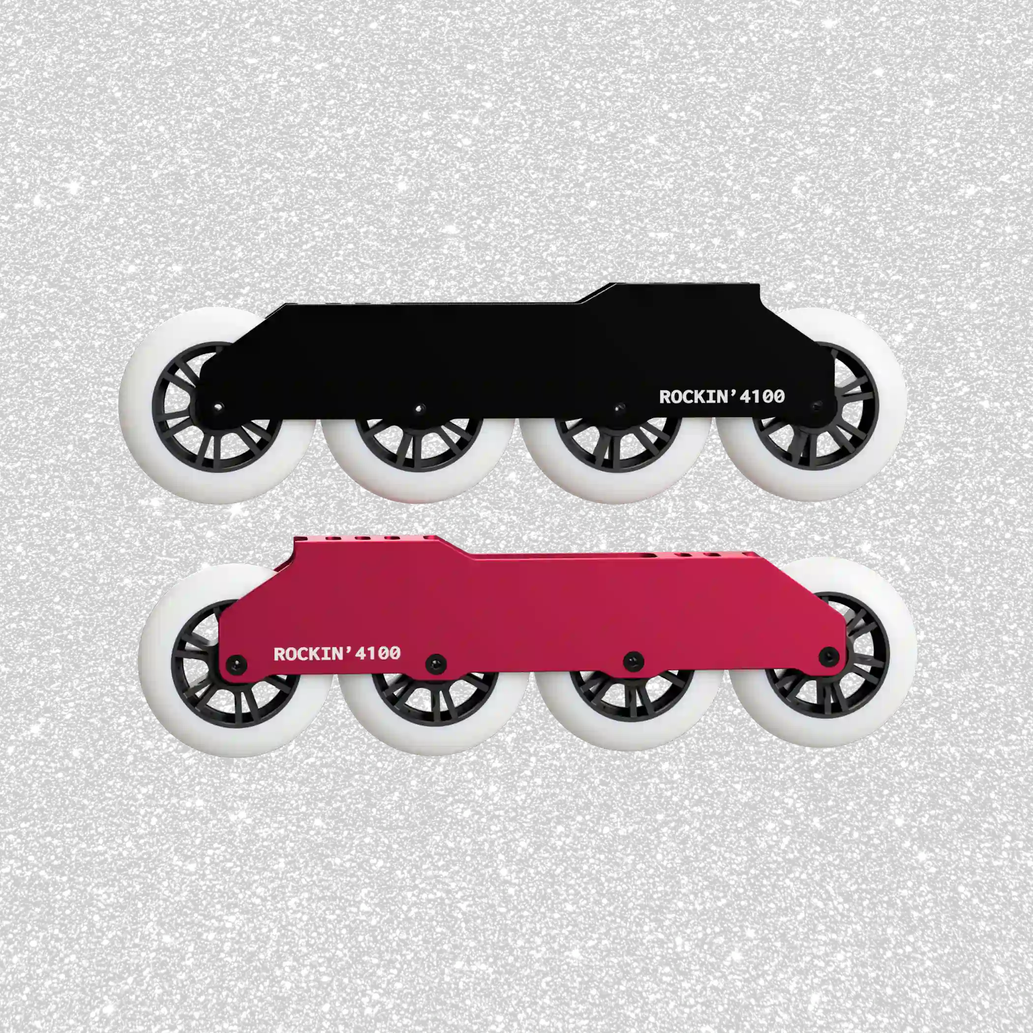 ROCKIN' 4100 Bundle (165mm) - Rockered inline skate frame – ROCKIN' Frames