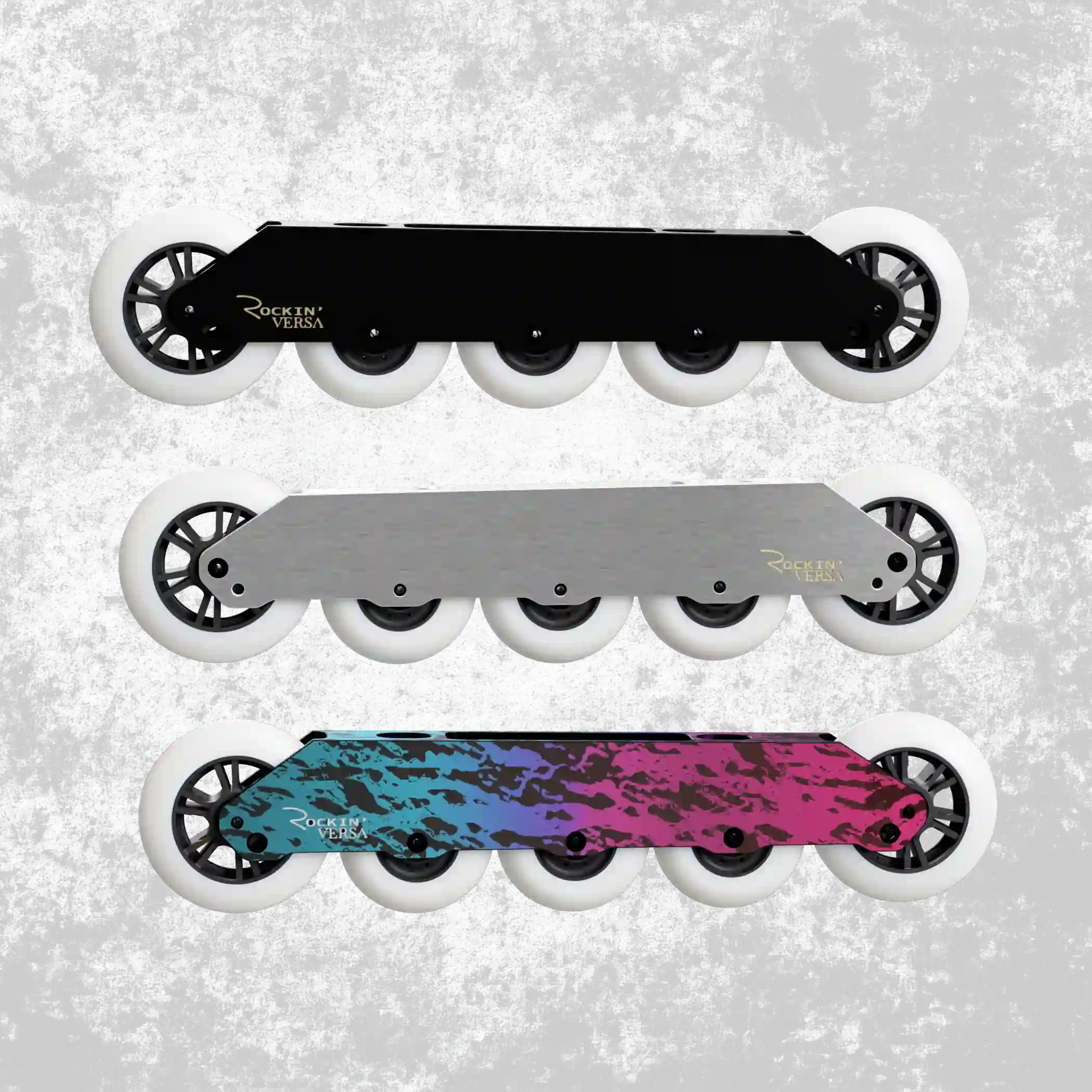 ROCKIN' VERSA Bundle 100/80 (UFS) - Rockered inline skate frame ...