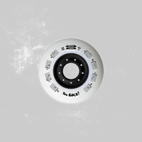 rockin' frames 80mm wheels 85A bullet profile rockin' rocking wheels inline skate wheels white